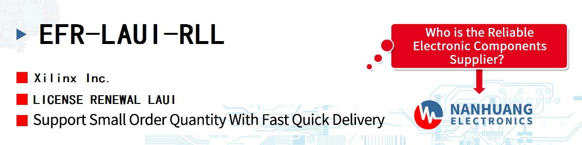 EFR-LAUI-RLL Xilinx LICENSE RENEWAL LAUI